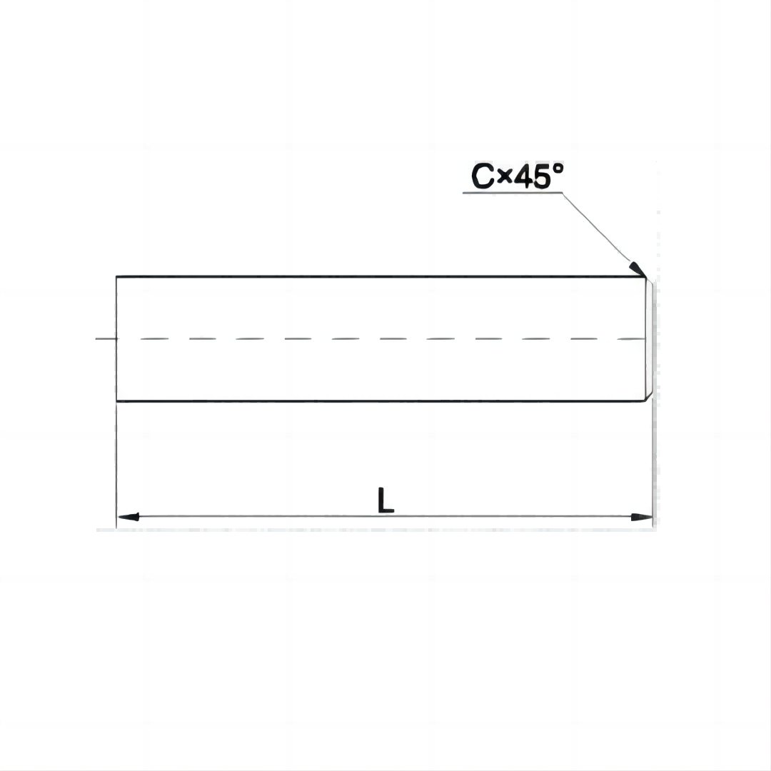 Ground Rods with Chamfer